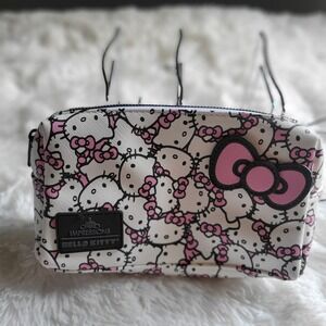 Impressions Hello Kitty Makeup Bag Cosmetic Bag Travel Case Cute Bow
